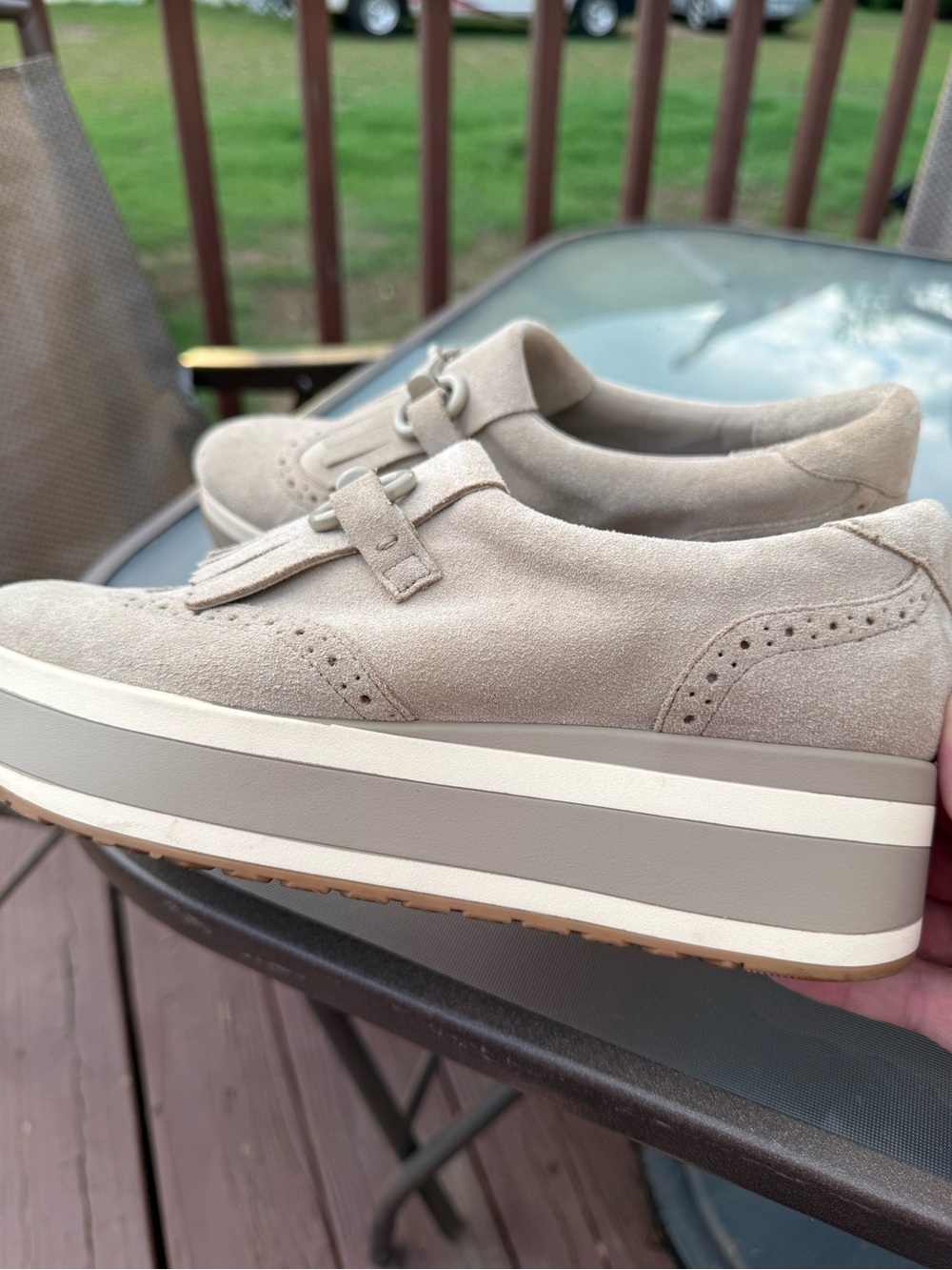 Dolce Vita Jhax Platform Toffee Suede Sneaker - Picture 5 of 8